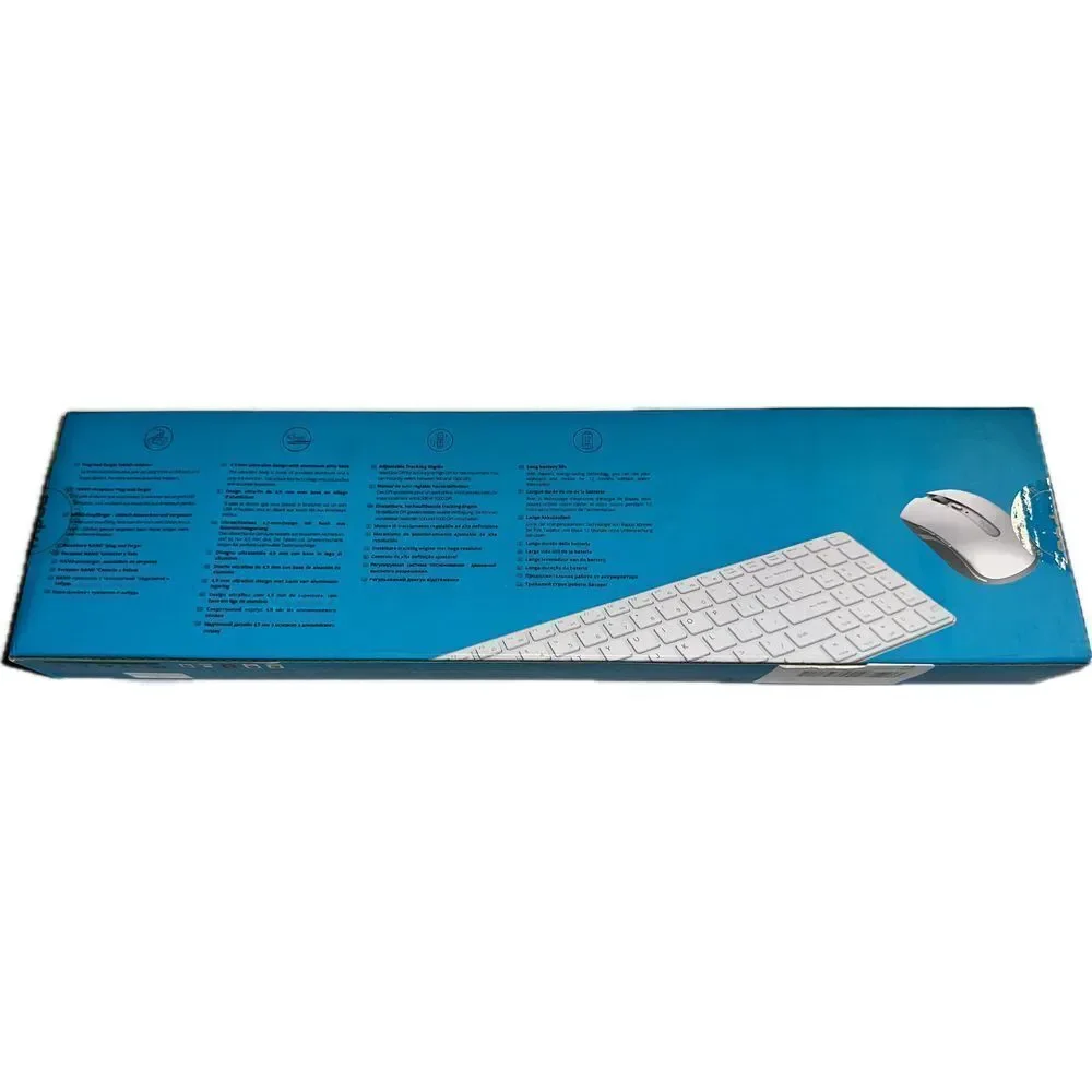 Rapoo Wireless Keyboard & Mouse Set Ultra Slim 2.4G PC Desktop Computer - 9300T‎